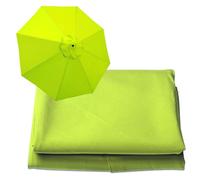 WOGTITYI Toldo de repuesto para sombrilla de jardín de 6.5 pies, 9 pies, 10 pies, paño de repuesto para sombrilla de jardín, cubierta de tela de 6 varillas/8 varillas, protección UV 30+, verde,