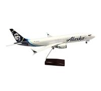 WOGYOZKA Modelo De Avión Las Vegas 737 MAX 8 47 Cm. Este B737 Alaska Airlines Cuenta con Luces Y Detalles Realistas Que Lo Convierten En Un Regalo Exhibición Estática(Normal)