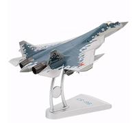 WOGYOZKA Modelo Su 57 A Escala 1:72 Avión De Aleación Caza Ruso Producto Terminado Avión Furtivo T50 Decoración Conmemorativa Militar Regalo