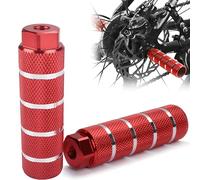 Wohlstand 2 Piezas Clavijas para Bicicleta Clavijas de Pedal Pedales Traseros Pedal de Bicicleta para Ejes,Antideslizantes de Aleación de Aluminio,para Bicicletas de Montaña, Accesorios para Ciclismo