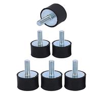 Wohlstand Soportes de goma Amortiguador,Soportes aisladores de goma,Anti vibración Silentblock Bobinas,Aislador antivibración, coche barco bobinas M6 (Size : M6)-10 piezas