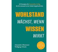 Wohlstand wächst, wenn Wissen wirkt · 10 Prinzipien für finanziellen Erfolg, die dir niemand in der Schule beigebracht hat: Praktischer Finanzratgeber für Vermögensaufbau, Geldanlage, finanzielle Bildung, Altersvorsorge und echte finanzielle Freiheit