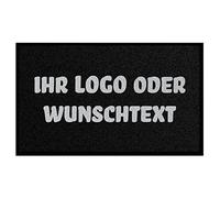 WohnDirect Felpudo personalizable, regalo con su nombre/imagen/logotipo, gran selección, (60 x 85 cm, negro)