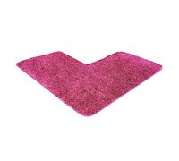 WohnDirect Nueva Alfombra de baño para Ducha rinconera Fucsia 50 x 100 x 100 cm • Alfombrilla baño Antideslizante y Lavable • Cómoda Y Súper Absorbente