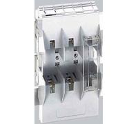 WOHNER 03654 NH bus-mounting fusible Base, cornamusa, Tapping hacia arriba con Touch Protección, 3 POLE, 160 A, tamaño 00 (Pack de 4)