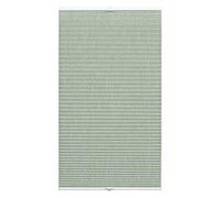 Wohnidee Estor plisado para instalación en el cristal, Estor plisado opaco, Incluye 4 soportes de montaje y 2 manillas de accionamiento, Verde, 40 x 130 cm (AnxAl)