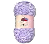 Wohnkult Himalaya Velvet Dolphin 90005 Lana aterciopelada, ovillo de 100 g, 40 colores a elegir, hilo de tricotar de felpilla, hilo brillante, accesorio para prendas y mantas (lila)