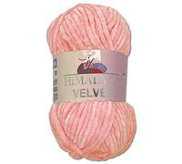 Wohnkult Himalaya Velvet Dolphin 90019 Lana aterciopelada, ovillo de 100 g, 40 colores a elegir, hilo de tricotar de felpilla, hilo brillante, accesorio para prendas y mantas (rosa)