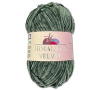 Wohnkult Himalaya Velvet Dolphin 90020 Lana aterciopelada, ovillo de 100 g, 40 colores a elegir, hilo de tricotar de felpilla, hilo brillante, accesorio para prendas y mantas (gris oscuro)
