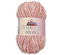 Wohnkult Himalaya Velvet Dolphin 90049 Lana aterciopelada, ovillo de 100 g, 40 colores a elegir, hilo de tricotar de felpilla, hilo brillante, accesorio para prendas y mantas (rosa viejo)