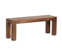 Wohnling de Madera Maciza de Sheesham de Comedor Banco de Madera con diseño de 120 x 35 cm