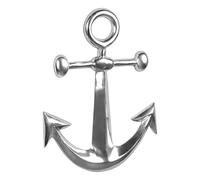 WOHNLING decoración de Aluminio Pulido Dekofigur Anchor 62,5 cm Escultura Estatua Grande ALU Moderna Individual XXL Marítima