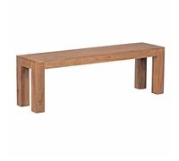 Wohnling WL1, 464 de Madera de Acacia de Madera Maciza de Comedor Banco, 140 x 35 cm
