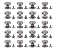 Wohpnle 20 colocaciones de los remaches de la cabeza redonda tornillo hacia atrás, el botón de cabeza redonde (Metal)