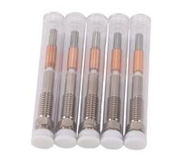 WOHPNLE 5pcs impresoras 3D boquillas de extrusora bimetálica para qidi plus4, conjunto de boquilla de liberación rápida integrada con aislamiento de cerámica para filamentos de pet
