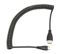 WOHPNLE Adaptador multipuerto HDMI a USB C, Adaptador USBC Estable Sincronización rápida de Datos Thunderbolt Conectividad versátil para computadora portátil y teléfono Inteligente Uso