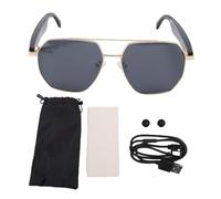 Wohpnle Gafas Inteligentes con traductor de IA, Gafas de traducción Bluetooth con 163 Idiomas incorporados al Altavoz Audio Claro para Viajes, reuniones, Uso Comercial
