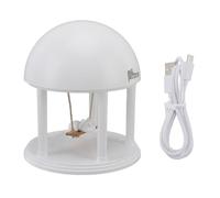 WOHPNLE Lámpara de Mesa de luz Nocturna de Altavoces de Altavoces de múltiples Funciones, lámpara de Noche atenuada sin escalón con Colorido Gato de proyección para la decoración del