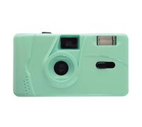 WOHPNLE M35 Film Camera, Reusable Portable Film Camera with Fixed Focus Lens Stylish Retro Mini Film Camera with Manual Wind Flash Durable ABS Construction Great Gift for Friends (Verde)