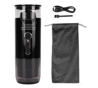 WOHPNLE Máquina de café portátil, fabricante de café espresso de viaje de 12v de 12v con tanque de 100 ml, cafetera cápsula para café molido, automóvil, campamento, uso al aire libre