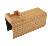 WOHPNLE Mesa de Bandeja de Brazo de sofá Plegable, Mesa Multifuncional Anti -sofá de sofá de sofá sillón de Madera portátil de Madera para remotas, Bebidas y Almacenamiento