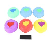 WOHPNLE Paseos para niños, 6 Piezas LED LED Light Up Balance Stones con Entrenamiento de Salto de plástico Antideslizante para coordinación y Juego al Aire Libre