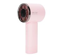 WOHPNLE Portable Handheld Turbo Fan, High Speed 11m s Personal Battery Operated Fan with 199 Adjustable Speeds 5000mAh Rechargeable Mini Fan for Travel Outdoor Use (Pink)