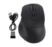 WOHPNLE Ratón AI, ratón inalámbrico con grabadora de Voz y traducción de 152 Idiomas, ratón Grabador de Voz Bluetooth con micrófono Incorporado para PC portátil y Tableta (Negro)