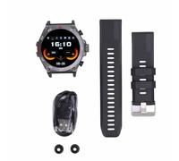 WOHPNLE Reloj Inteligente con Auriculares, 1.53in 2 en 1 BT Call Smartwatch Reloj Inteligente Bluetooth para Hombres Mujeres, Rastreador de Ejercicios Tiempo de Espera Largo Hombres (Black)