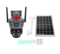 WOHPNLE TD35 V380 Pro Trail Camera, 2K Dual Lens Solar Security Camera Wireless Outdoor 5G 2.4G WiFi for Home AI Human Detection System Construction Sites RVs Farms Villas
