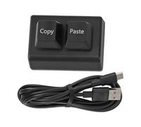 WOHPNLE Teclado Macro de 2 Teclas, Teclado con Cable USB Compatible con Interruptor Rojo Intercambiable en Caliente Plug and Play DIY Mini Teclado para Juegos Oficina Hogar Mujeres Hombres