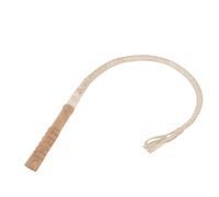 WOHPNLE Whip para Montar a Caballo, una Palanca de equitación de Piel de Vaca Suave con látigo de Entrenamiento de Mango de Madera para Entrenamiento de Caballos, conducción,