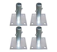 Woideklu 4 Placas Base para de 12x12 Cm, Piezas de Repuesto para Estructuras Ligeras