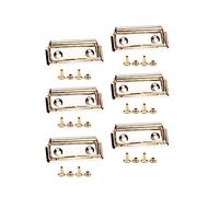 Woideklu 6 Clips para Portapapeles, Artículos de Papelería, Portadocumentos Y Herramientas; Clips Metálicos Robustos con Resorte Y Bajo.
