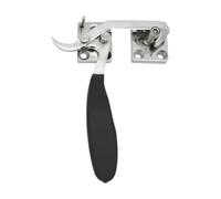 Woideklu Ajustable para La Puerta con Pestillo, Robusta Construcción en Acero Inoxidable, Compresión Ajustable, Apta para Armarios Eléctricos, Derecha 18.6 Cm