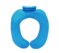 Woideklu Almohadilla de Cuello Bolsa de Frío Cervical Compresa Térmica Reutilizable con Forma Ergonómica y Cuerpo Translúcido Adecuada para Alivio Localizado, Azul