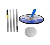 Woideklu Amoladora de Paneles de Yeso, Cortadora Pulidora de Paneles de Yeso, Giratoria 360 Grados, Funda para Secador de Manos Manual para Paredes Y