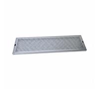 Woideklu Bandeja de Goteo Acero Inoxidable Perforaciones Uniformes Metal Robusto Antiderrames Mantener Limpieza Encimera Cocina Servicio Adecuado para Oficina Restaurante Hogar, 70 20 1.5cm