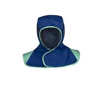 Woideklu Casco de Soldadura Completo, a Prueba de Polvo, Gorro Bufanda de Soldadura, Cómodo, Lavable, Reutilizable para Soldadura de Soldador, Casco FR, Azul