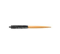 Woideklu Cepillo Pequeño Y Redondo con Cerdas de Nailon de Y Mango Ergonómico de Madera para Un Peinado Suave, Ideal para Peinar, Riza, 20MM