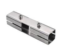 Woideklu Conectores de Tubo Cuadrado para Tubería Cuadrada de 25 Mm X 25 Mm, 3 Maneras, 125mm