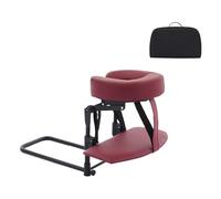 Woideklu Conjunto de Masaje para El Hogar: Diseño Ergonómico con Almohada Facial, Reposacabezas, Reposamanos Ajustable Y Larga Vida útil. Ahorra, Rojo, tal como se describe