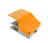 Woideklu Interruptor de Pedal Eléctrico Interruptor de Pie Controlador Conmutador Pedal con Estructura Gruesa de Aleación de Aluminio para Uso Industrial y, Ydt1-15