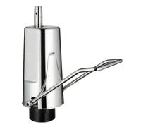 Woideklu Pistón Hidráulico | Plateado, Bomba Hidráulica con Base, Preciso, Bomba Hidráulica con Palanca, Peluqueros, Barberos, 140MM