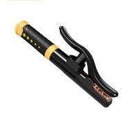 Woideklu Porta Electrodos Pinza de Soldador Abrazadera Electrodos Cobre Herramienta Antideslizante Adecuado para Mantenimiento Trabajo Taller Reparaciones, amarillo