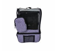 Woideklu Portador de Oxígeno Portátil Compatible con Dispositivo Concentrador Mochila de Transporte Ajustable Bolso Multibolsillos Accesorio Médico con, Morado