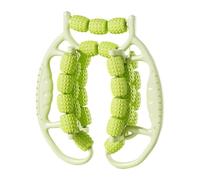 Woideklu Rodillo de Masaje de Piernas Masajeador de Tensión Y Abrazadera Corporal con 29 Ruedas de PP para Expansión Muscular Adecuado para Adaptarse a Varios, Verde
