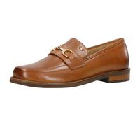 WOJAS - Mocasines de Mujer/Zapatos de Cuero/Mocasines de Verano/Suela Plana/Zapatos Mocasines Elegantes, marrón Claro, 40 EU