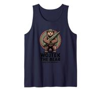 Wojtek Bear Soldado Artillería Camiseta sin Mangas