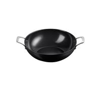Wok 32 cm Le Creuset Aluminio con revestimiento cerámico antiadherente 51319320010598 Negro